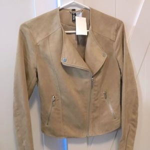 H&M Faux Suede Moto jacket